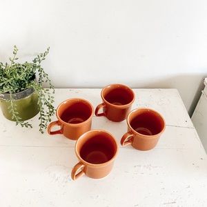 Dining - Set of 4 retro coffee mugs Dining - Set of 4 retro coffee mugs